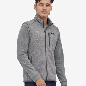 Men’s Patagonia Better Sweater Gray Zip Vest - Size medium